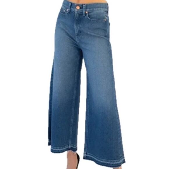 AYR The Must Wide Leg Cropped Jeans Size 30 - Picture 1 of 8